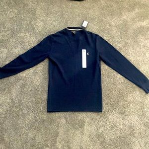 Long Sleeve Navy Blue Shirt